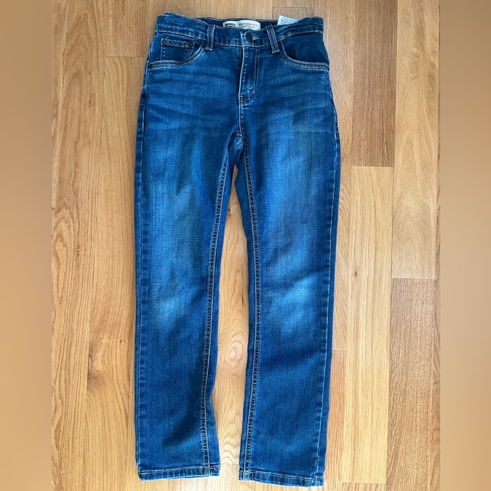 Levi's Performance Boy’s  511 Slim Jeans in Dark Blue